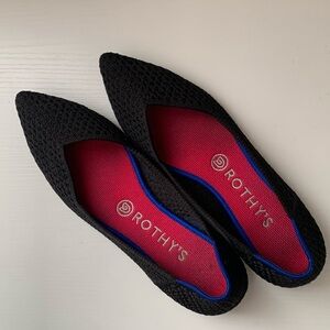 Rothy’s Black Size 8.5 Pointed Flats